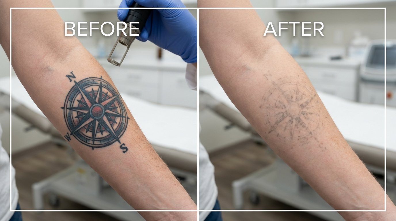 Permanent Tattoo Removal Result